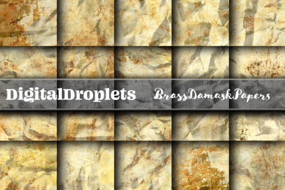 Brass Damask Paper Collection: A Versatile Resource for Creative Projects