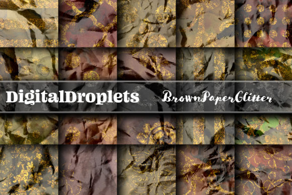 Brown Paper Glitter Collection: A Creative Resource for Crafters and Designers