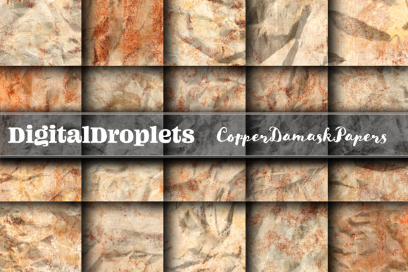 Copper Damask Paper Collection: A Creative Resource for Artists and Crafters