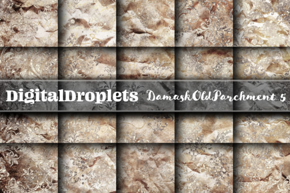 Damask Old Parchment Vol. 5 Collection