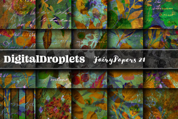 Fairy Papers 21 BUNDLE: A Versatile Creative Resource for Designers and Crafters