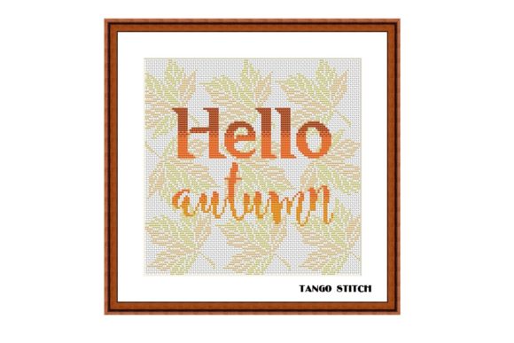 Hello Autumn Typography Cross Stitch: A Creative Way to Celebrate the Season