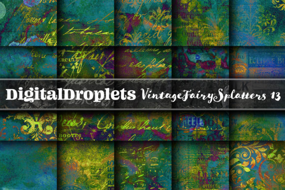 Vintage Fairy Splatters 13