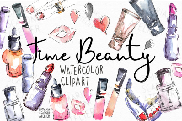 Watercolor Makeup Clipart: A Creative Resource for Artists and Designers